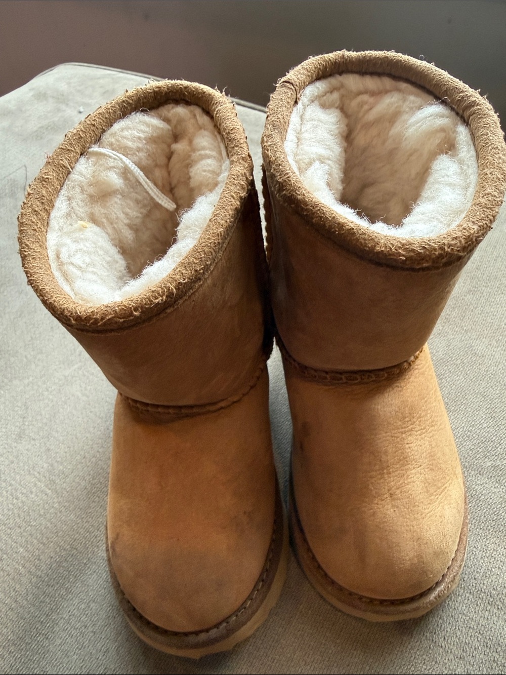 Toddler Girl Cozy Shearling-Lined Short Boot - Chestnut